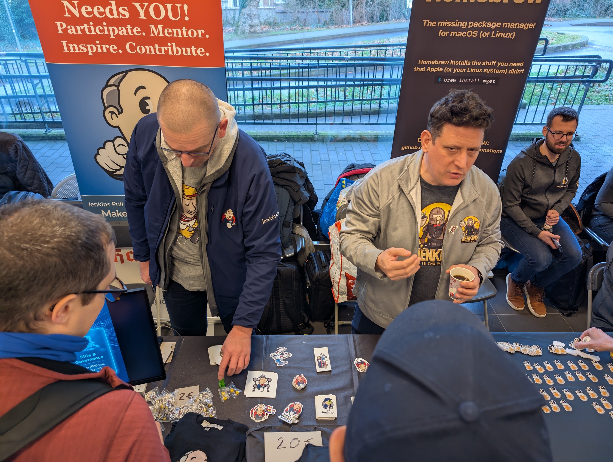 Jenkins stand at FOSDEM 2026
